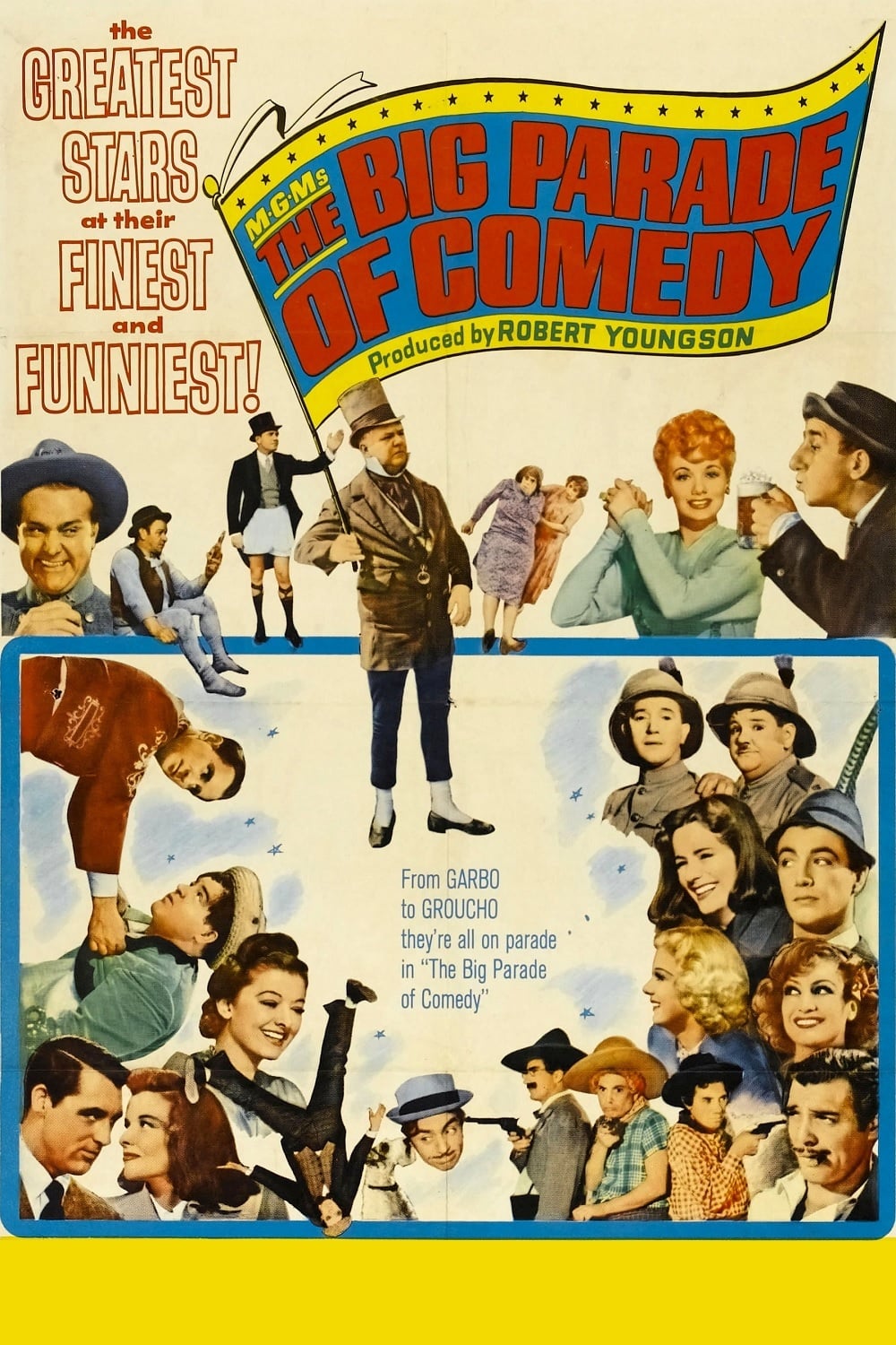 Poster for the movie "The Big Parade of Comedy"