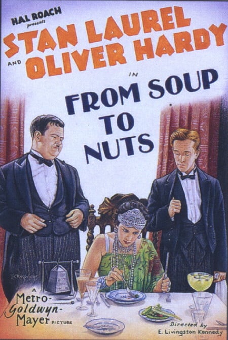 Poster for the movie "From Soup to Nuts"