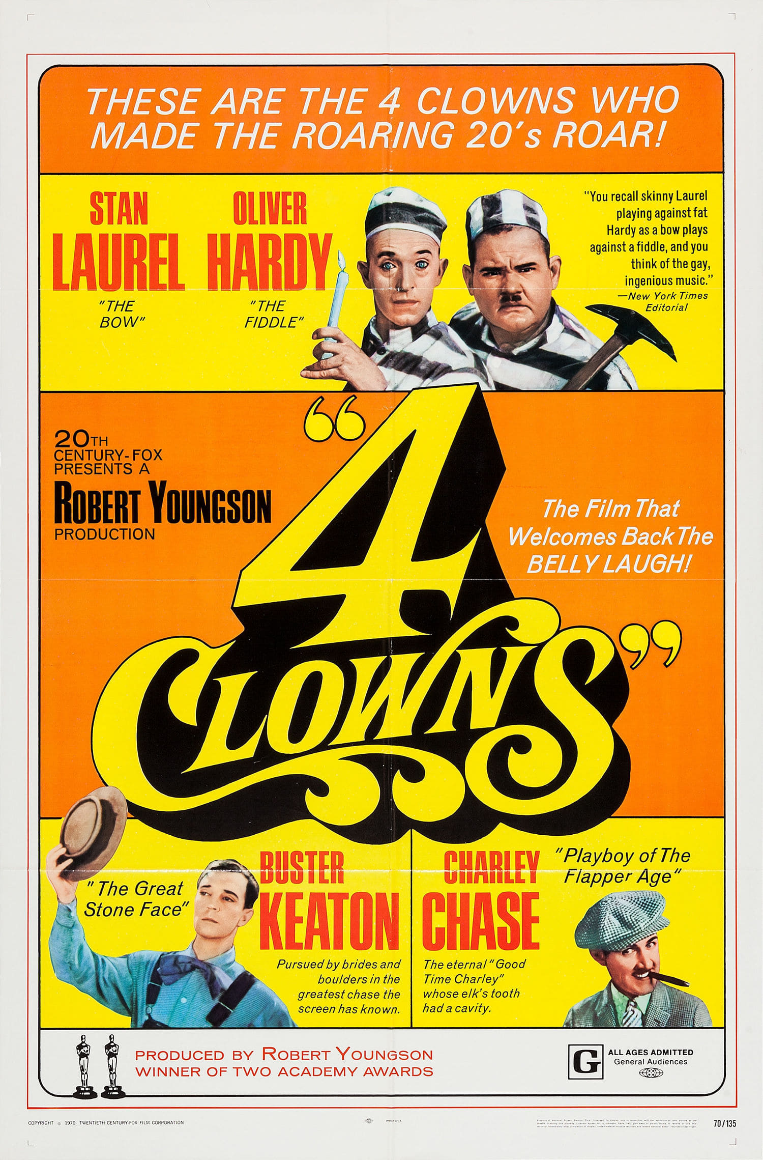 Poster for the movie "4 Clowns"